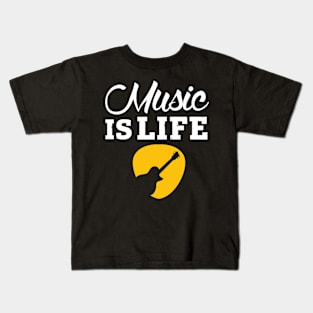 Music is LIFE Kids T-Shirt